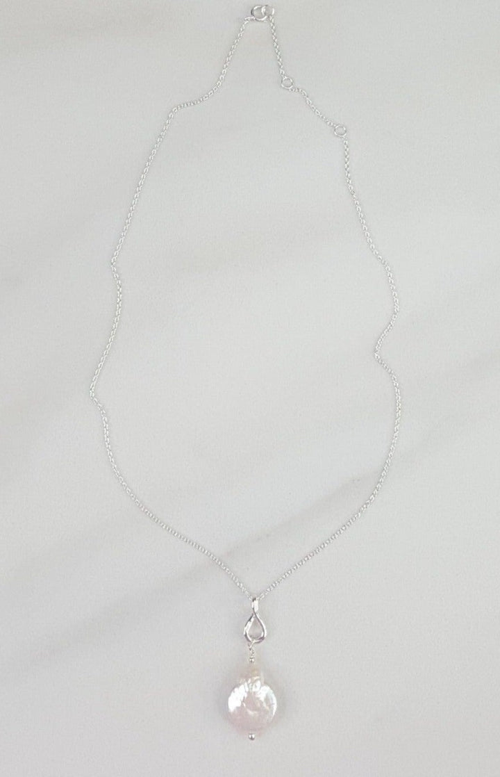 Sterling Silver Necklace with Fresh Water Pearls