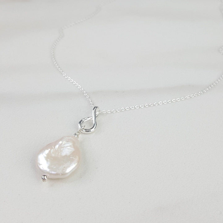 Sterling Silver Necklace with Fresh Water Pearls