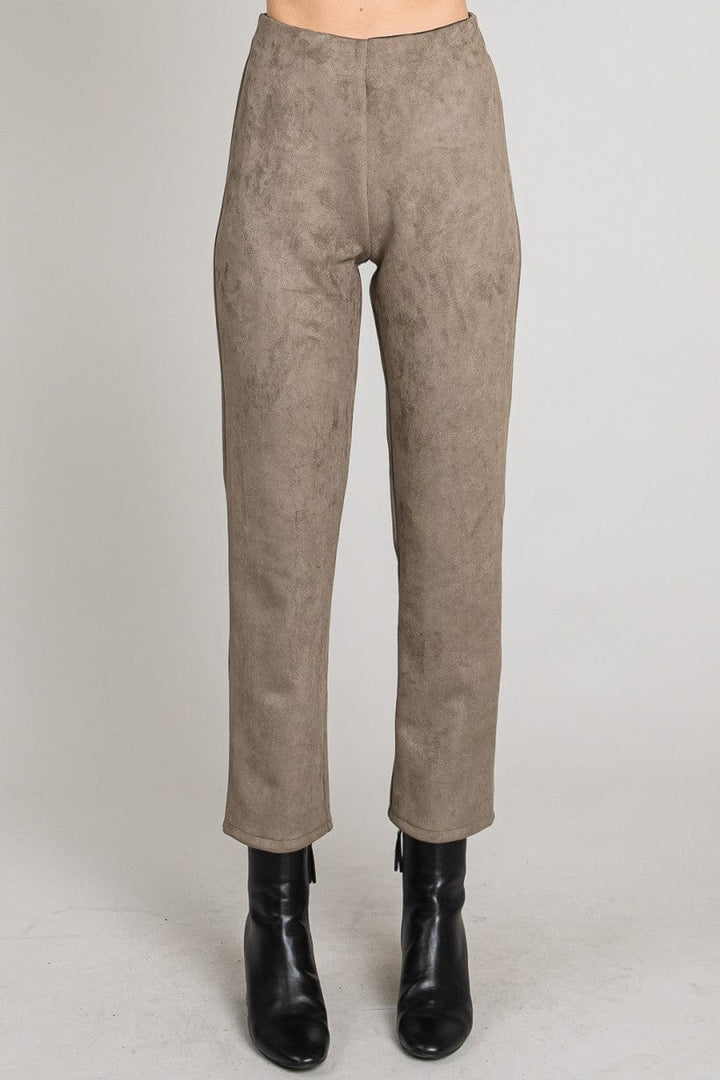 Stretchy Butter Suede Pants