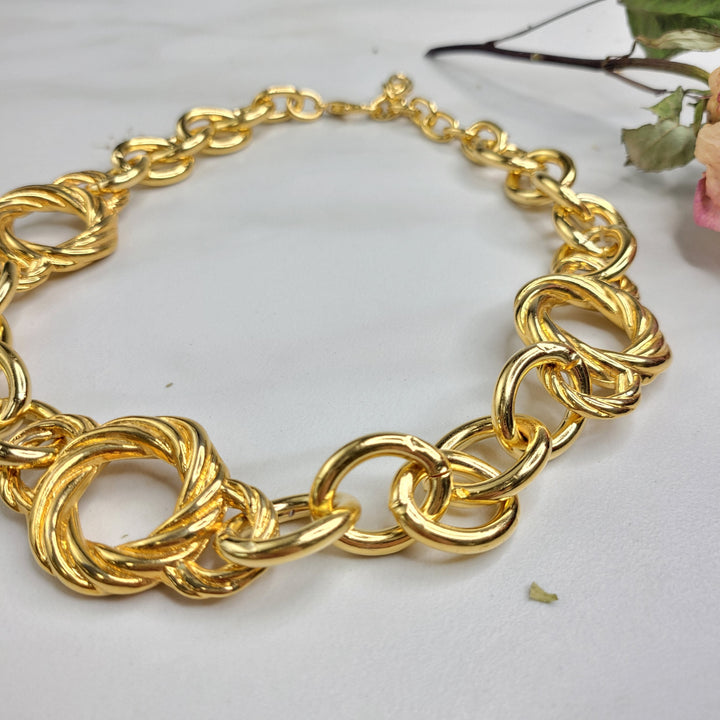 Tempest Necklace with Vintage Italian Elements