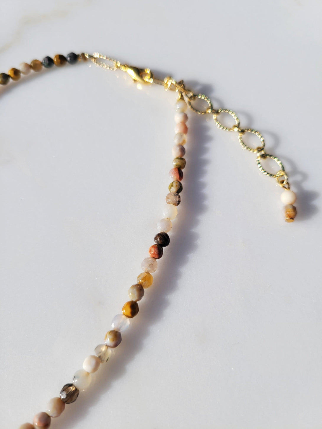 Terra Jasper and Pearl Necklace