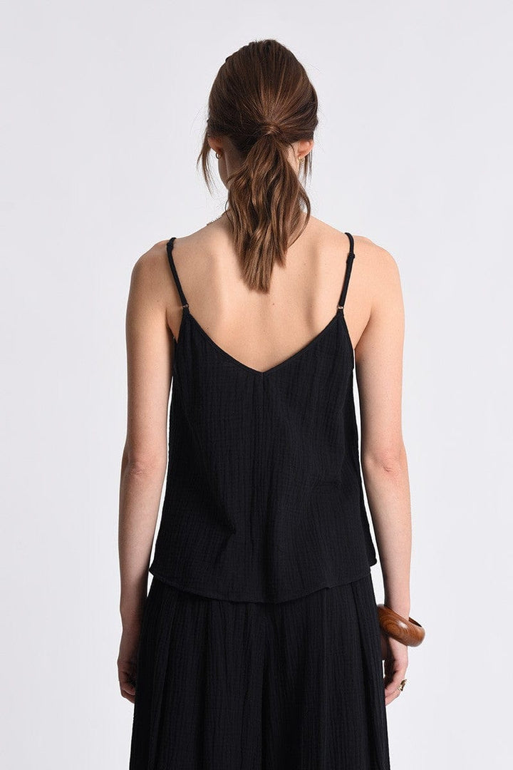 Time to Travel V Neck Flare Camisole