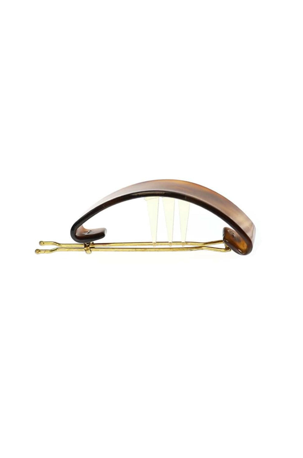 Tortoise Shell Vintage French Inspired Ponytail Holder Hair Barrette