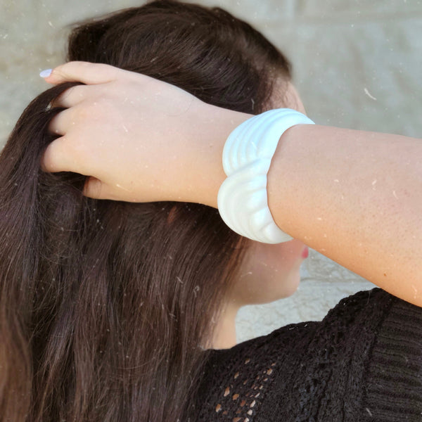 Vintage Wide Bangle Bracelet