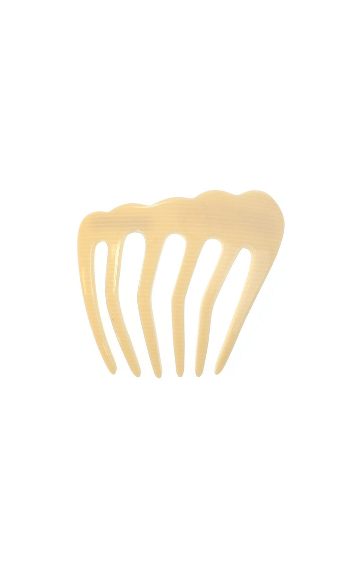Vintage Acrylic "M" Shaped Wide Hair Comb
