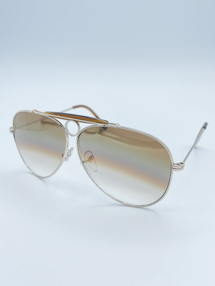 Vintage Aviator Style Sunglasses