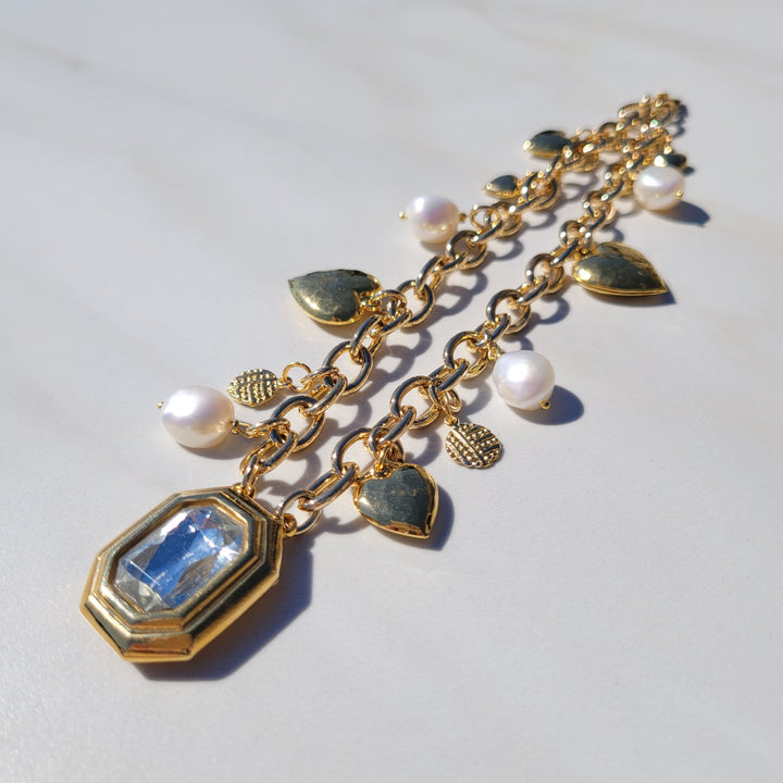 Vintage Daydream Crystal Charm Bracelet