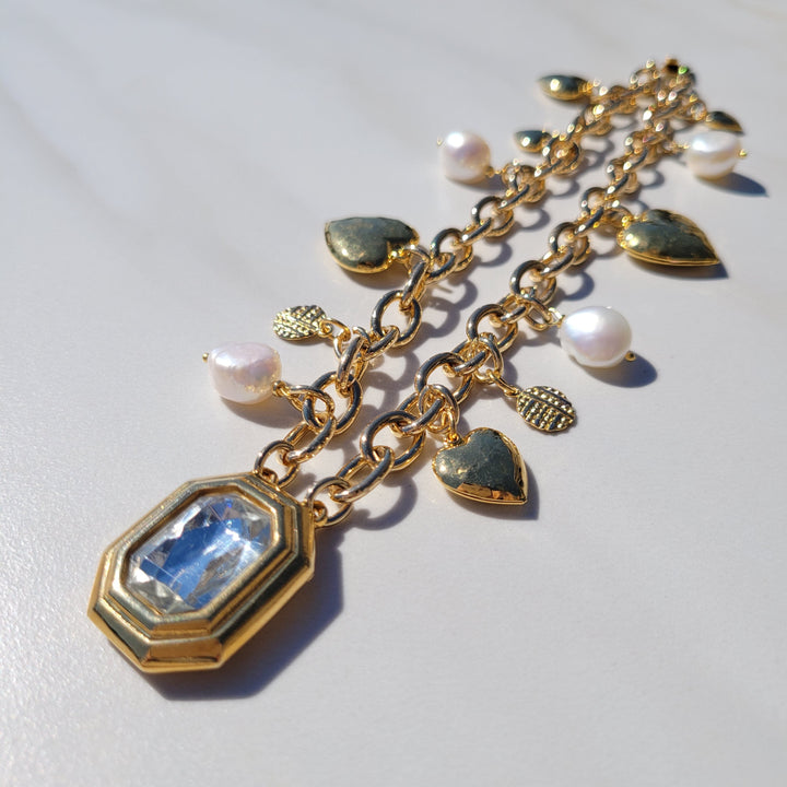 Vintage Daydream Crystal Charm Bracelet