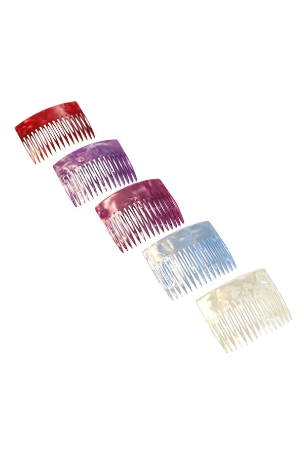 Vintage French Acrylic Wide Hair Comb