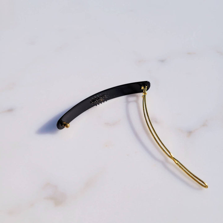 Vintage French Classic Hair Barrette with Tige Boule Clasp