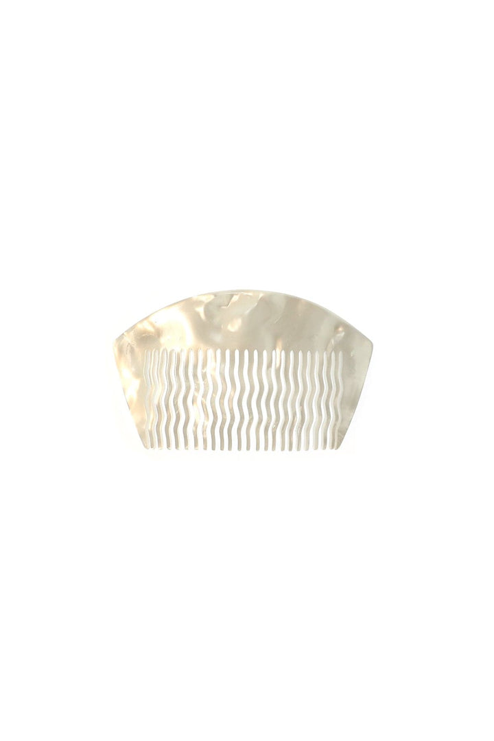 Vintage French Curved Acrylic Hair Comb