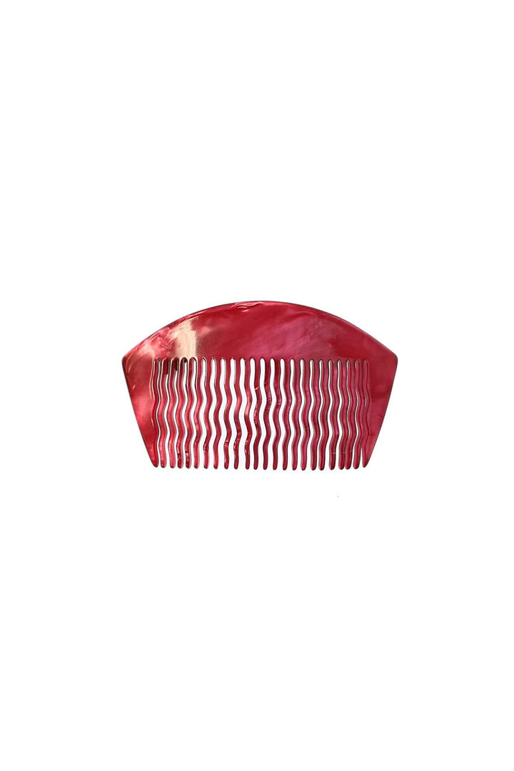 Vintage French Curved Acrylic Hair Comb