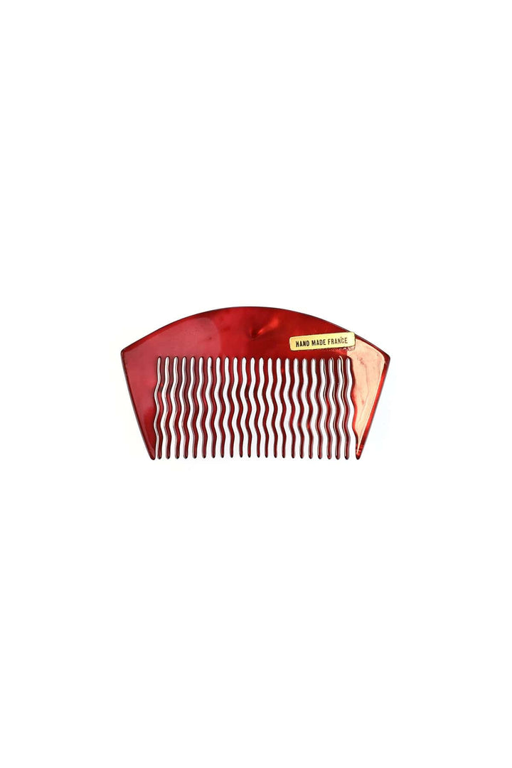 Vintage French Curved Acrylic Hair Comb