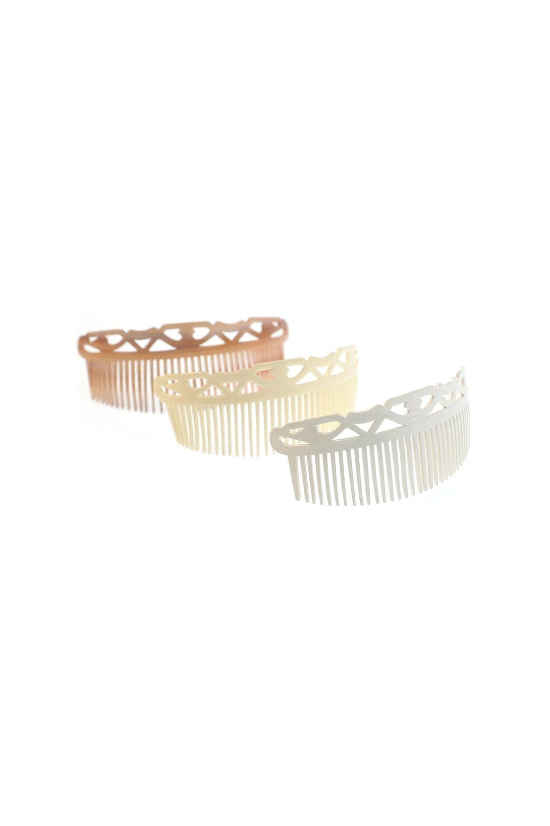 Vintage French Large Curved Wide Hair Comb