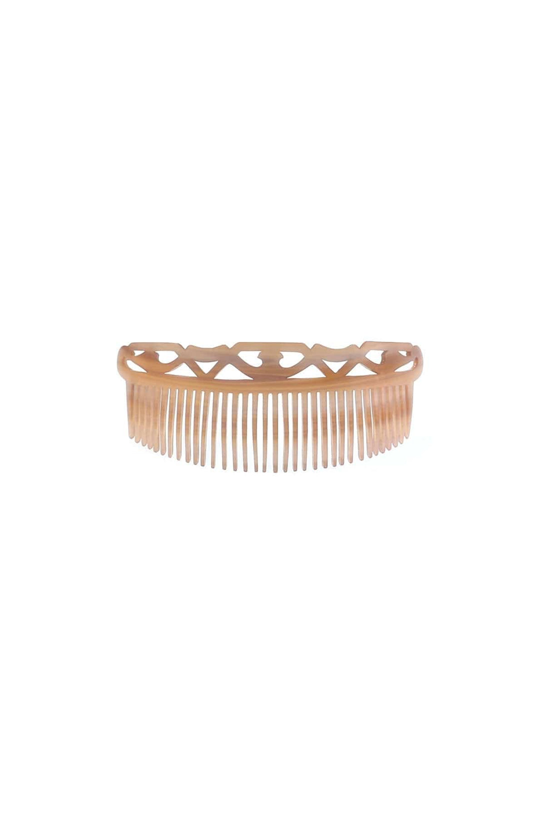 Vintage French Large Curved Wide Hair Comb