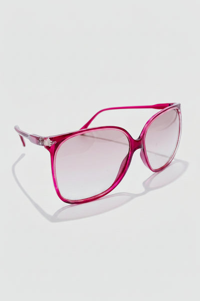 Vintage French Oversized Square Shaped Sunglasses