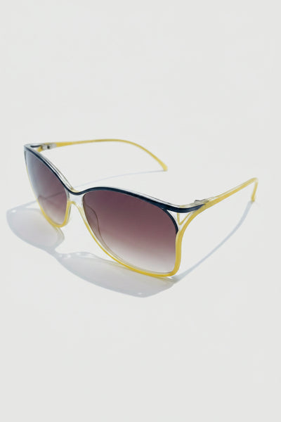 Vintage French Cat Eye Shaped Sunglasses