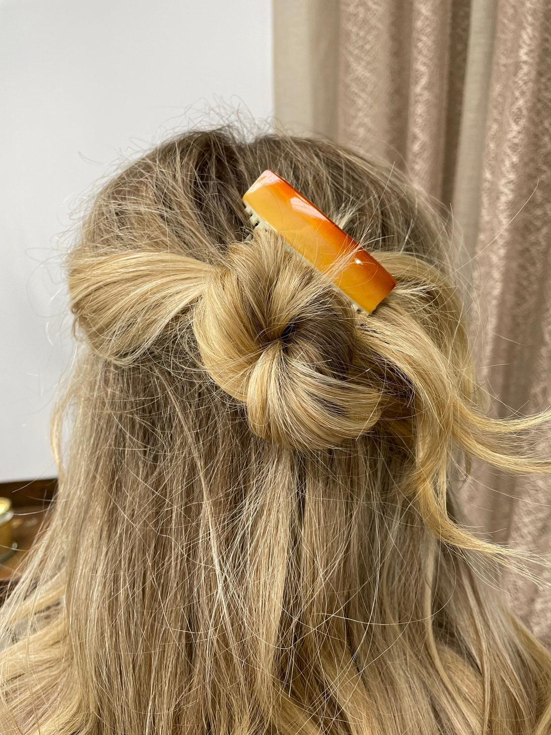 Vintage French Sunrise Hair Comb
