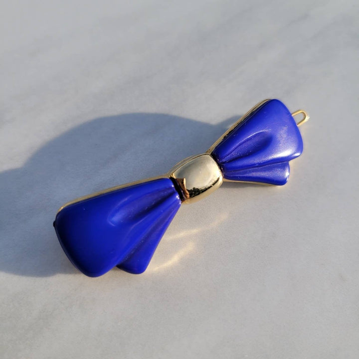Vintage Italian Bow Shaped Hair Barrette