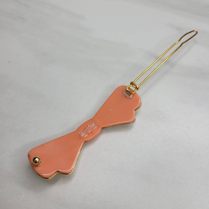 Vintage Italian Bow Shaped Hair Barrette