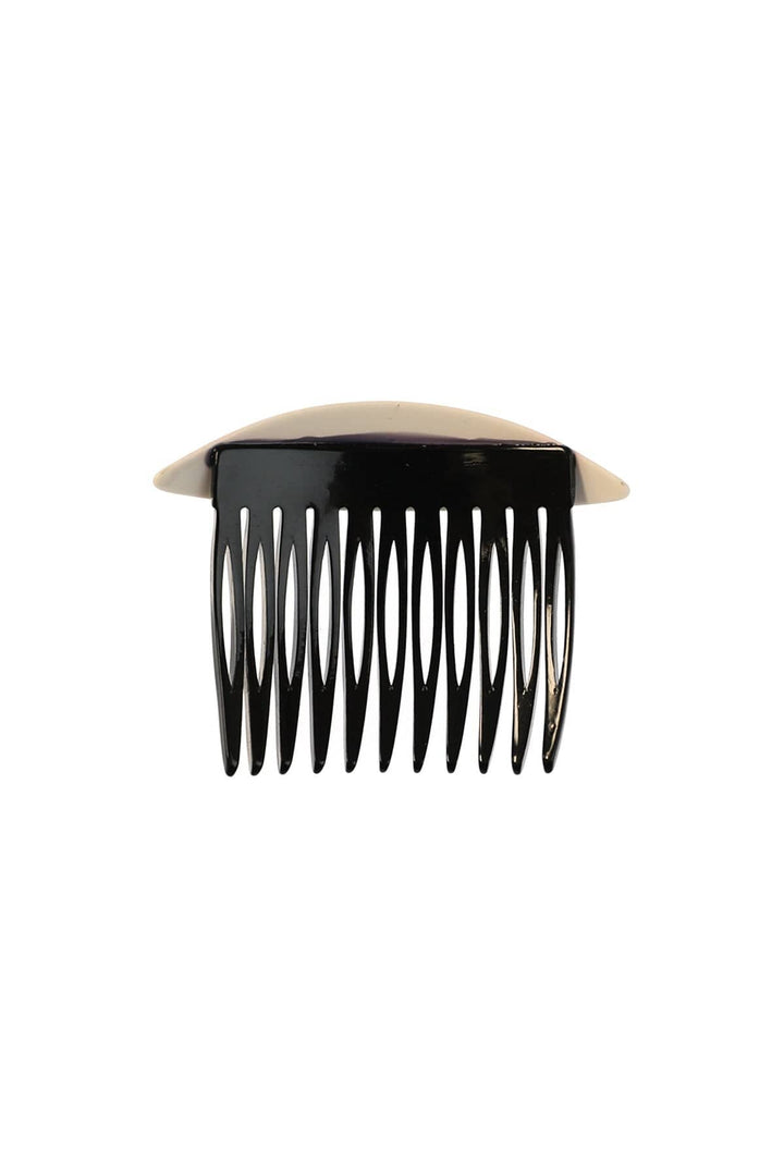 Vintage Oval Bi-Color Hair Comb