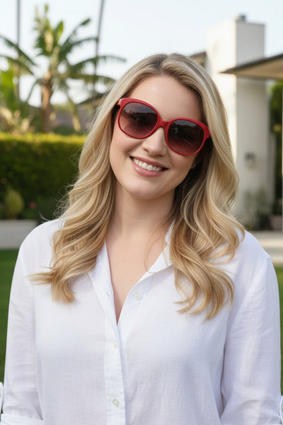 Vintage Square Frame French Sunglasses