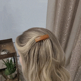 Vintage Wire Inlaid Hair Comb
