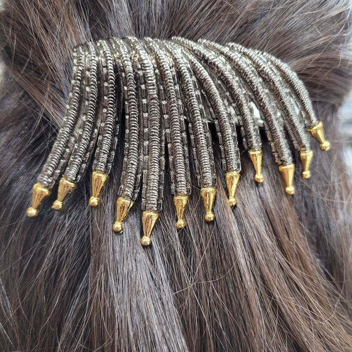 Waterfall Inspired Vintage Italian Hair Barrette