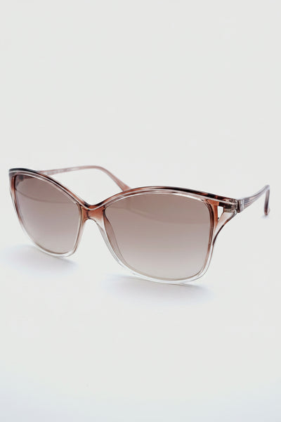 Women's Vintage French Oversized Cat Eye Shaped Sunglasses