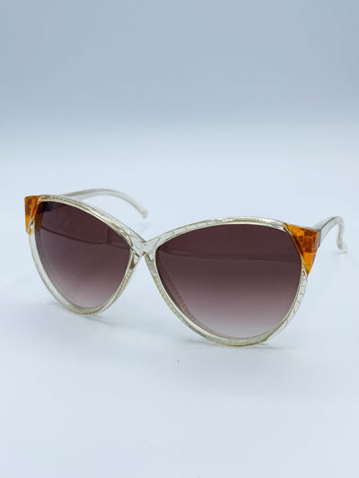 Women's Vintage French Retro Oversized Sunglasses