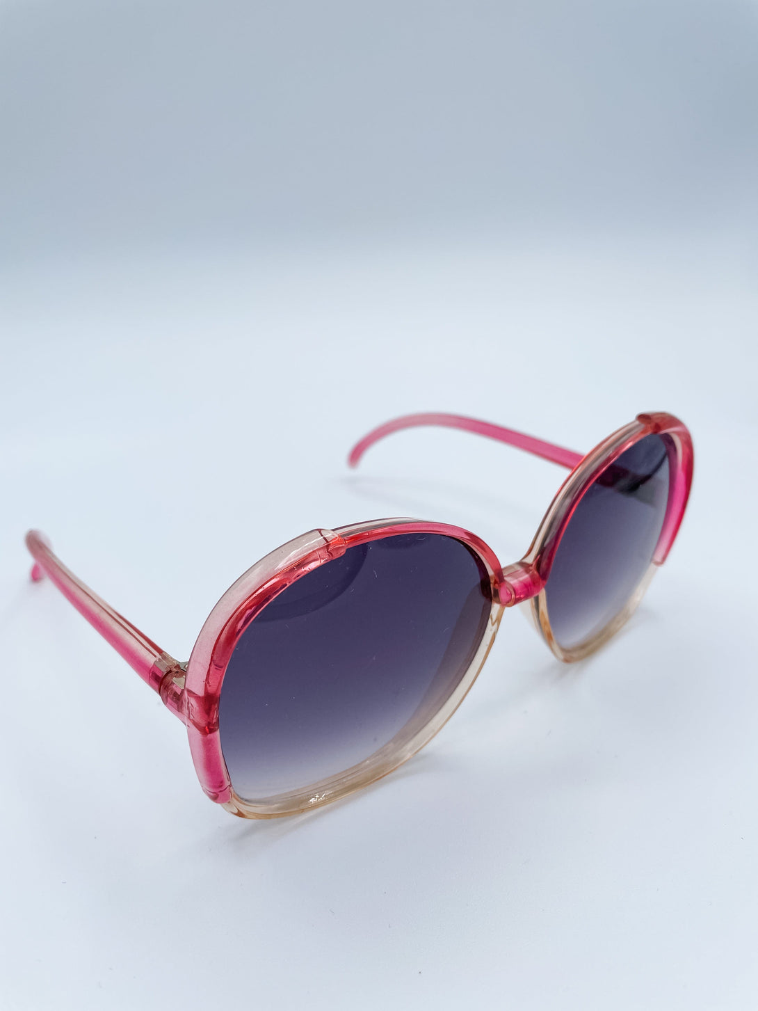 Women's Vintage French Round Geometric Shaped Sunglasses