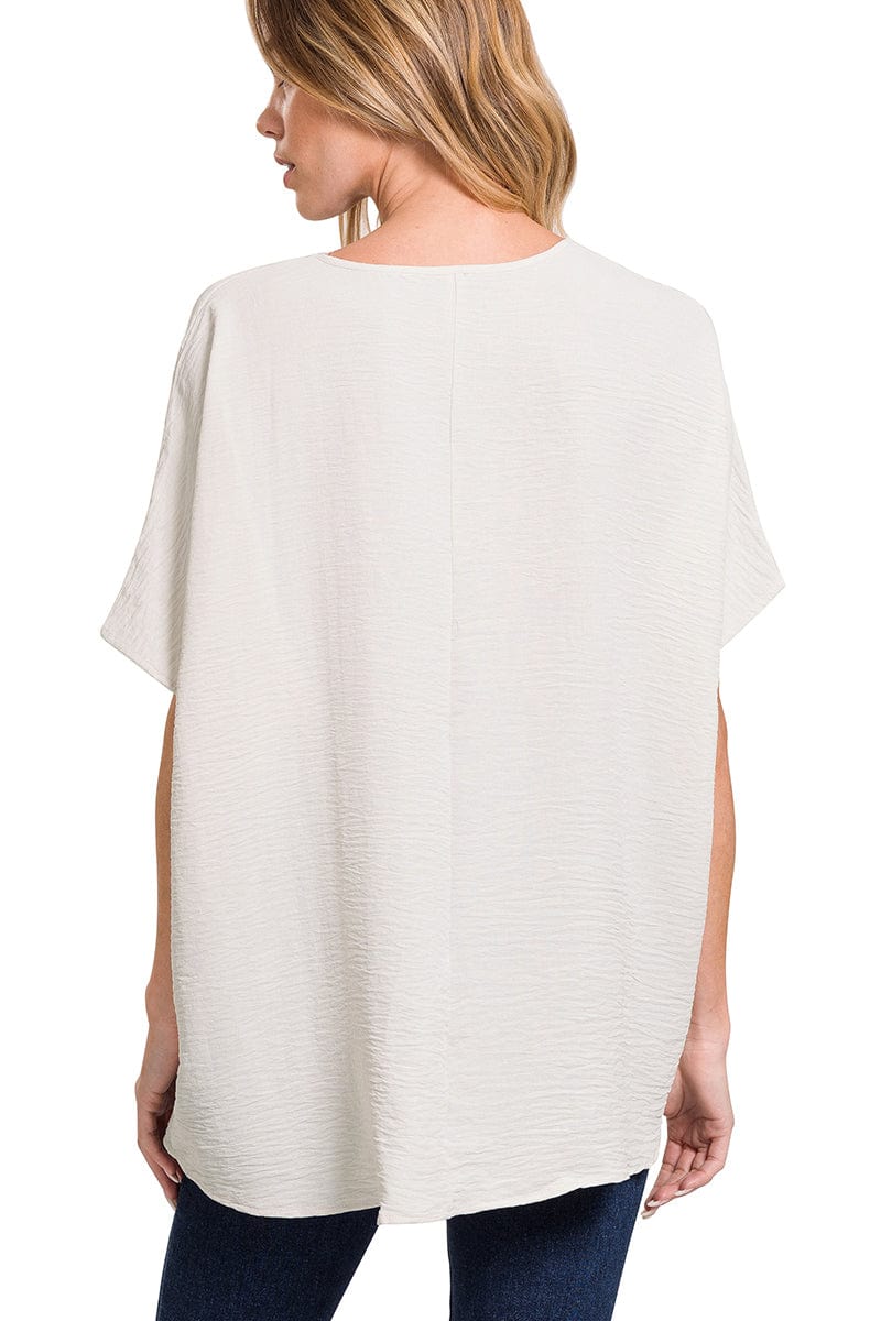 Short Sleeve V-Neck Dolman