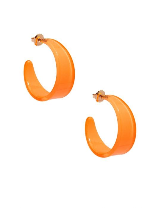 Zenzii Open Hoop Earring Composed of Lightweight Resin
